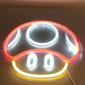 Neon Mushroom Light
